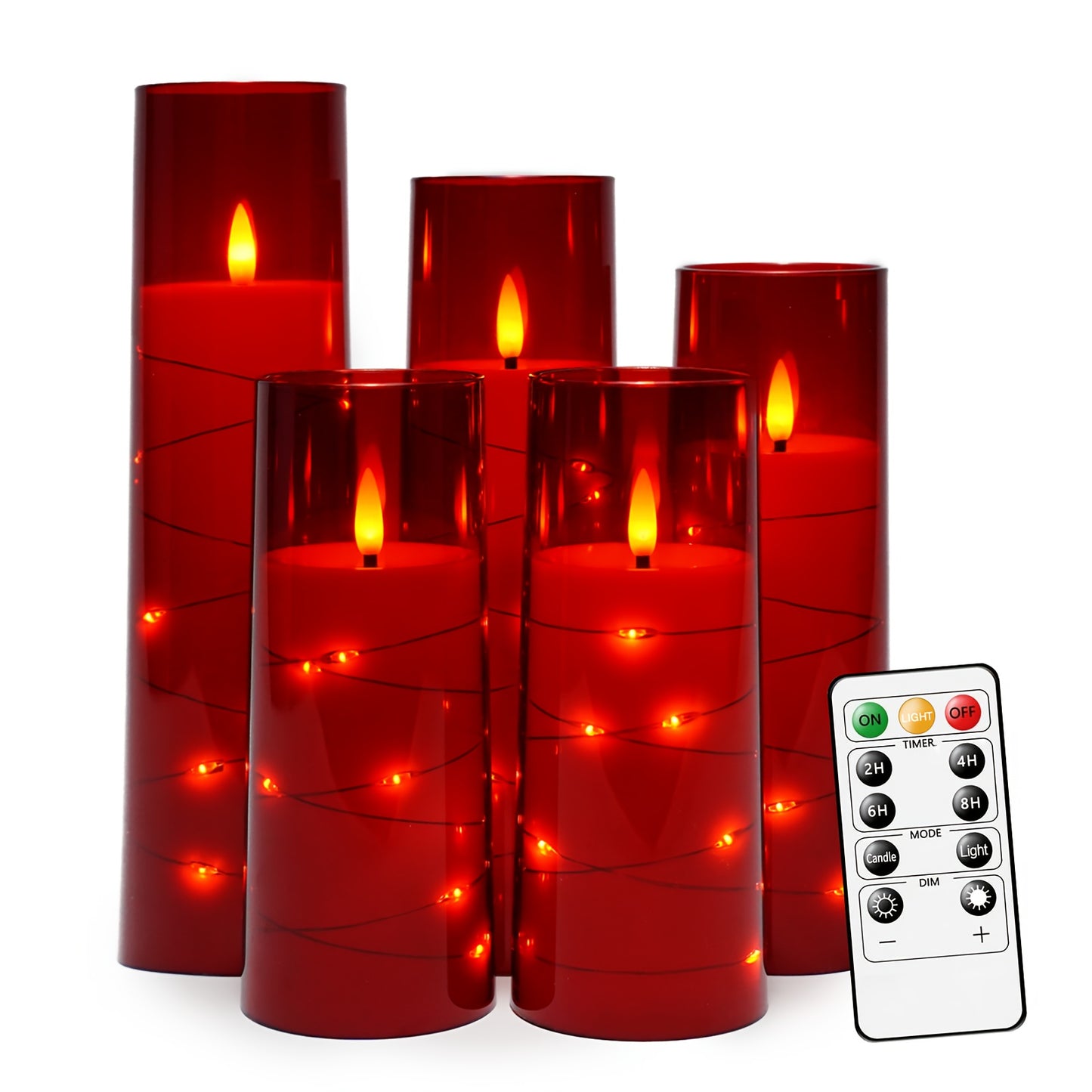 Nimiko 5 LED Flameless Candles