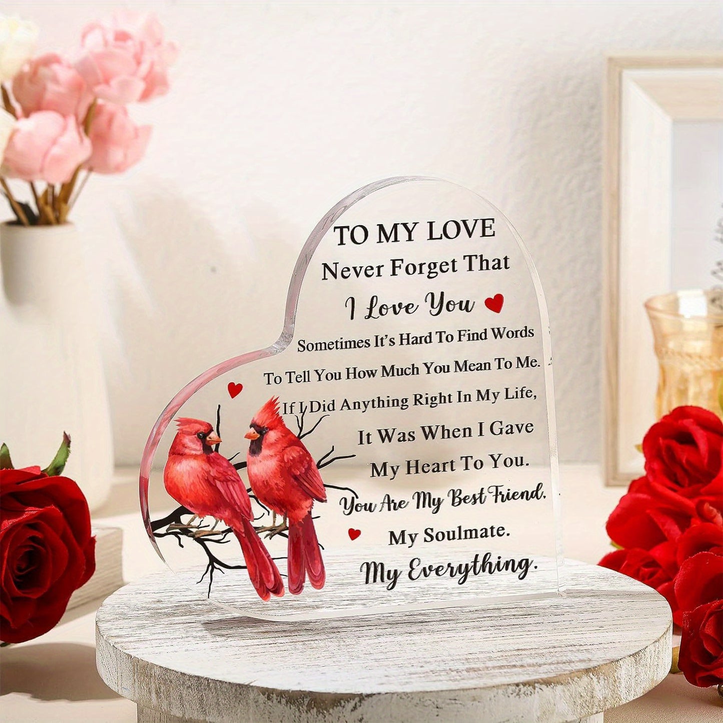 My Love Acrylic Plaque