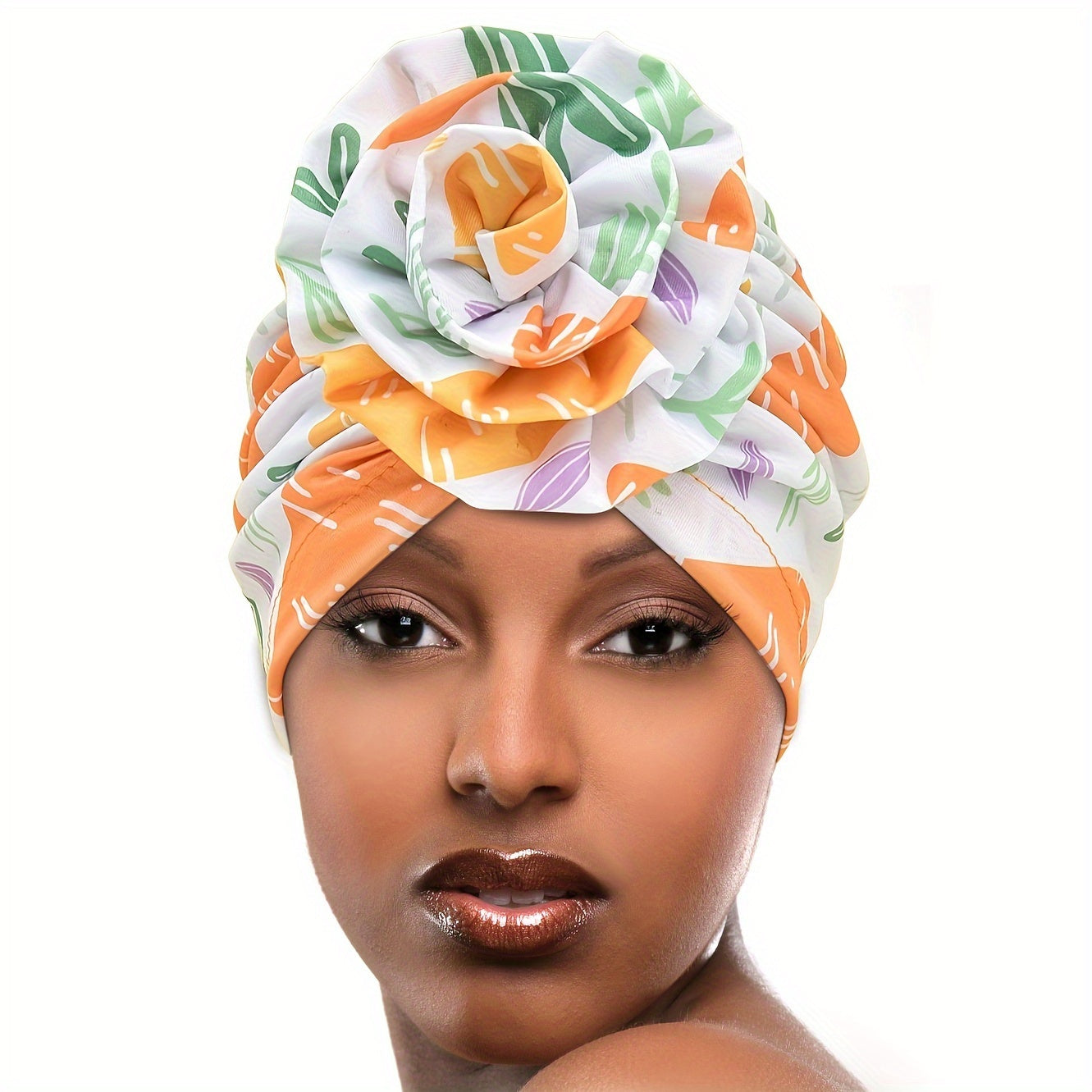 Shayla Elastic Turban Cap