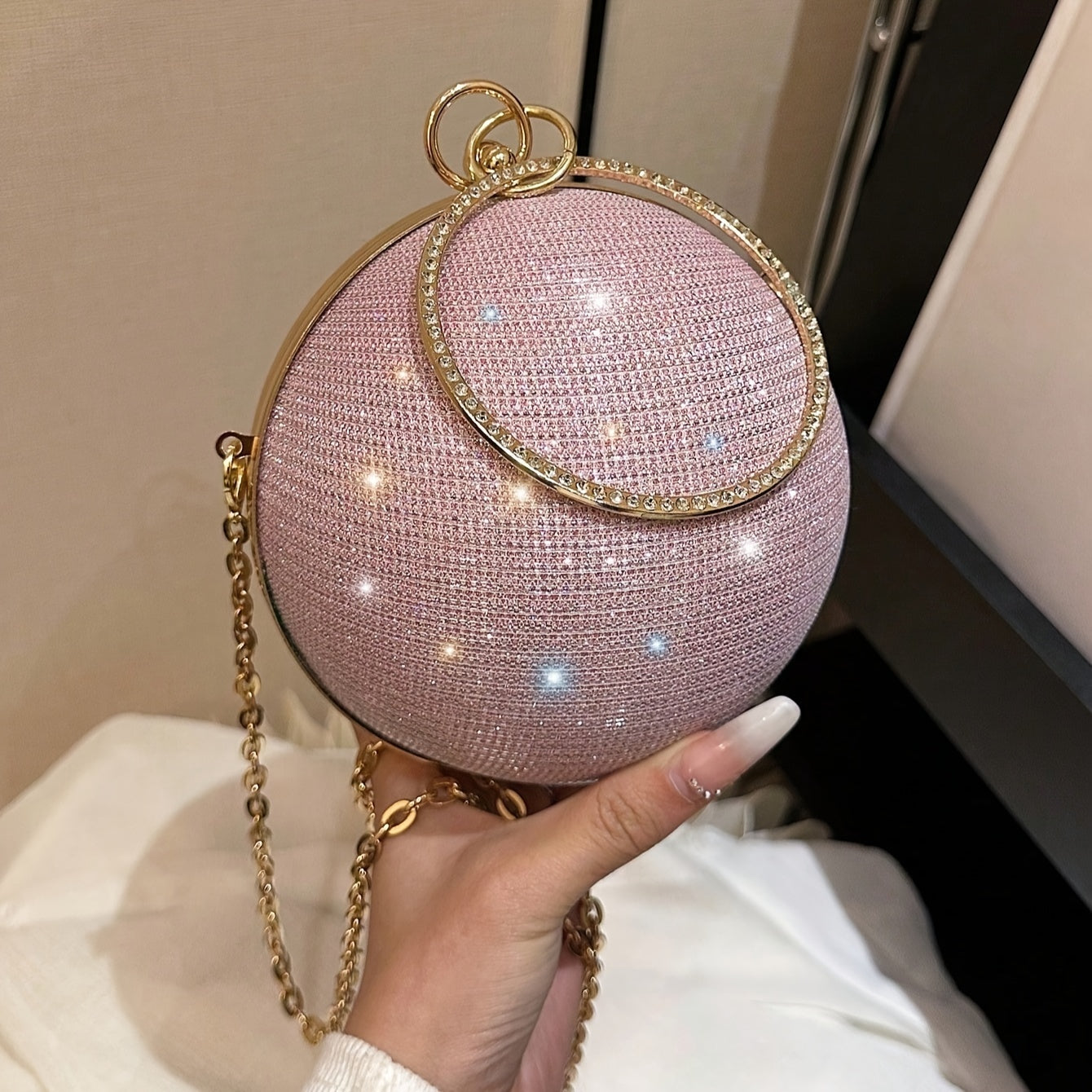 Jenna's Mini Glitter Clutch Purse