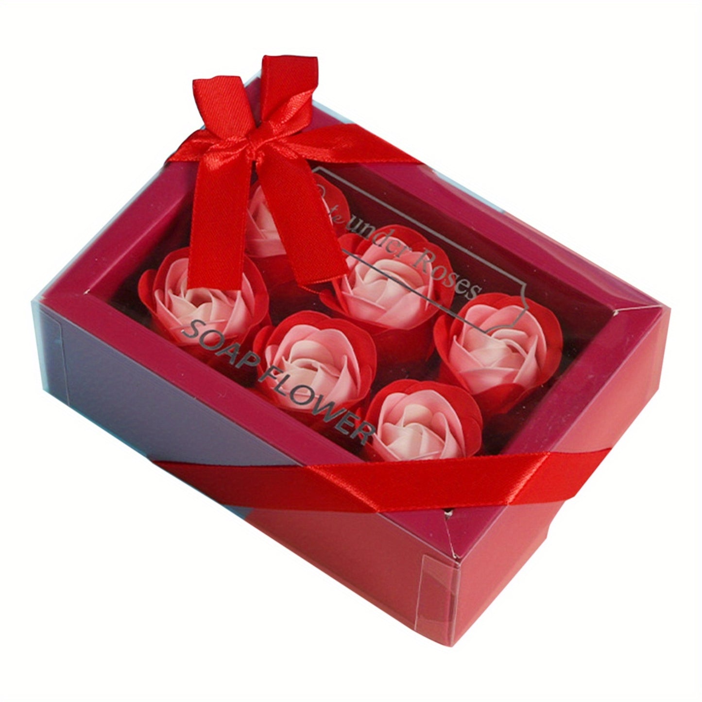 6pc Rose Soap Set