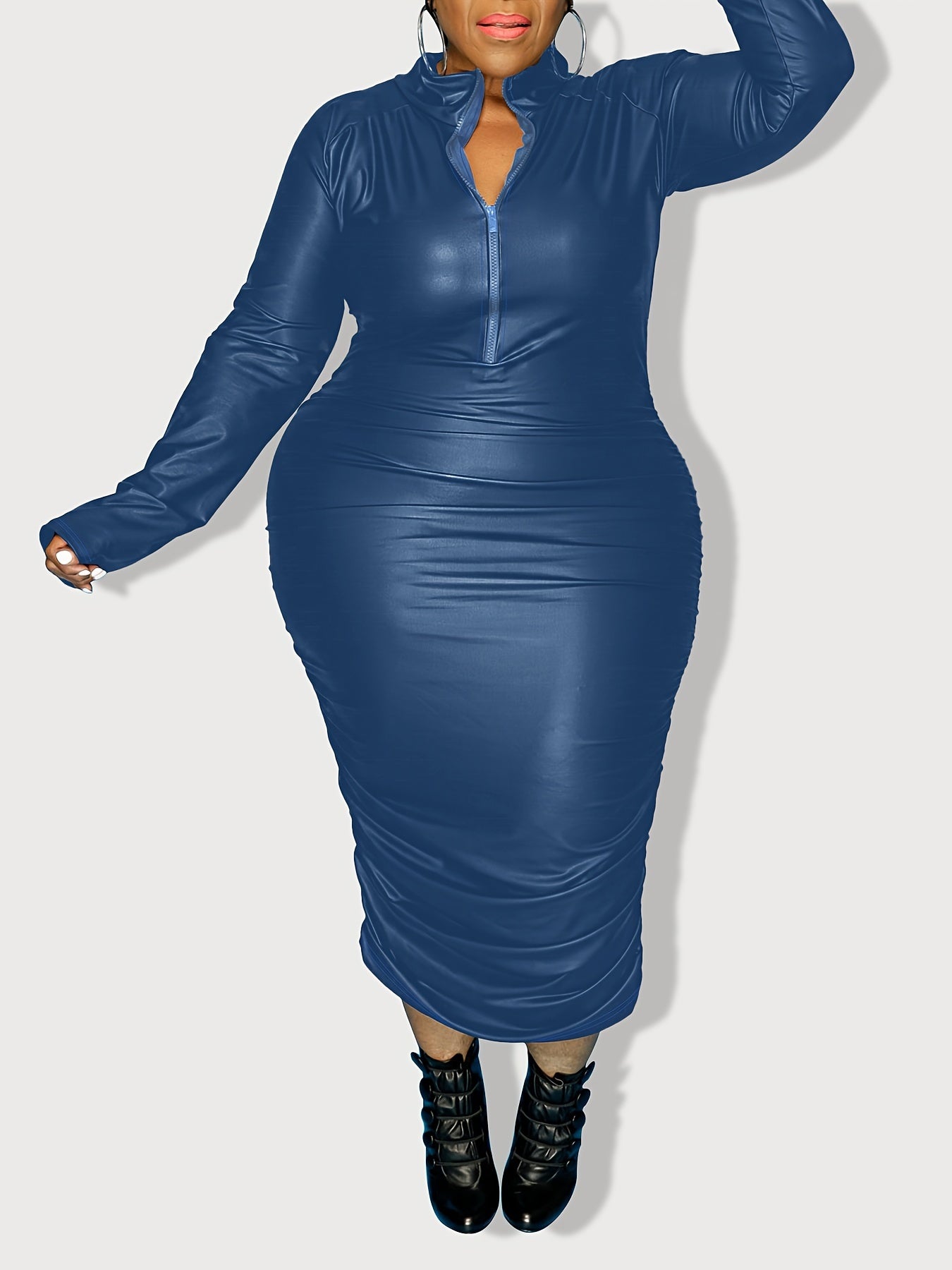 Plus-Size Women'S Bodycon Dress