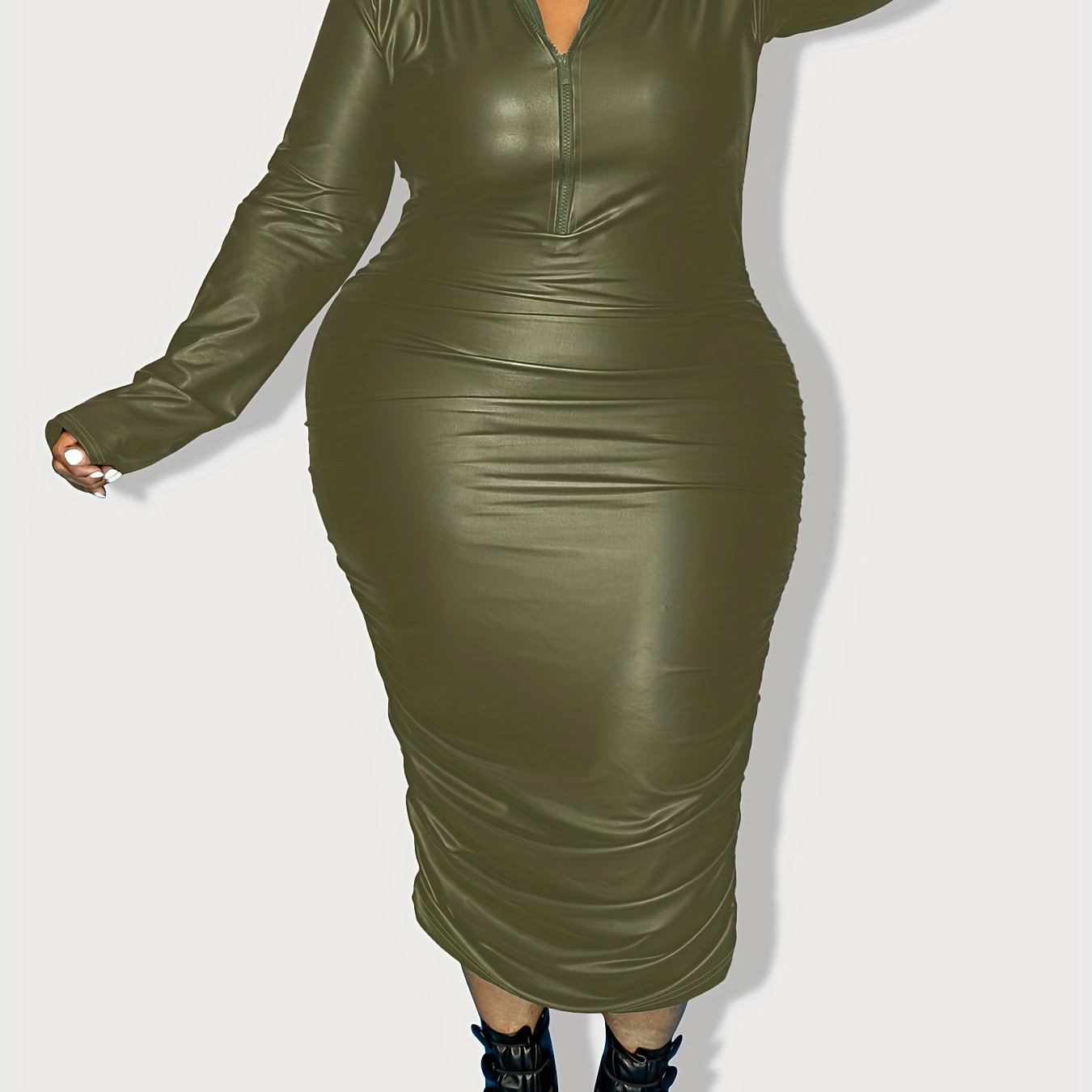 Plus-Size Women'S Bodycon Dress