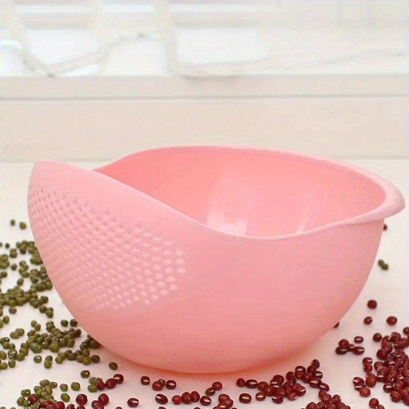 Rice Washing Bowl With Strainer