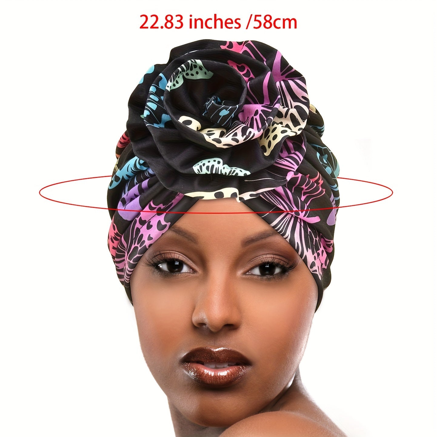 Shayla Elastic Turban Cap