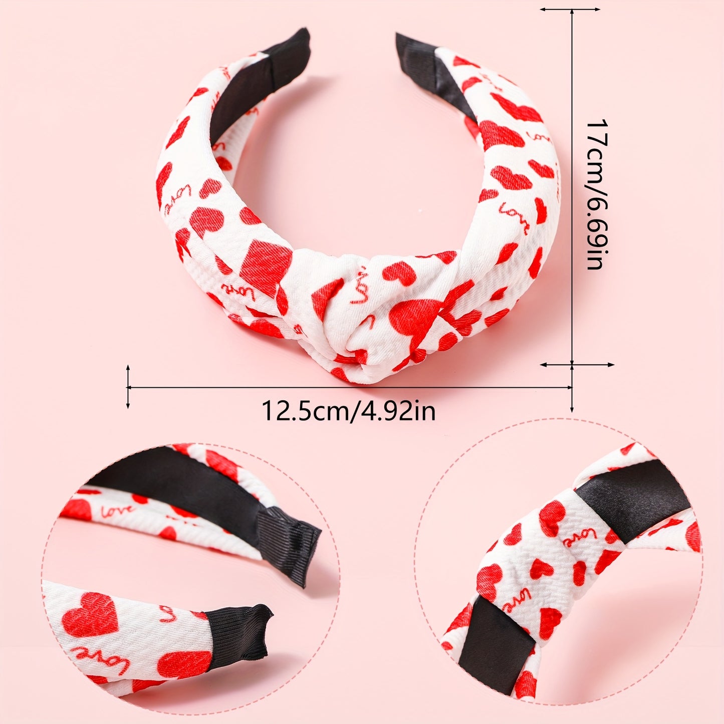 4pc LOVE Printed Hairband