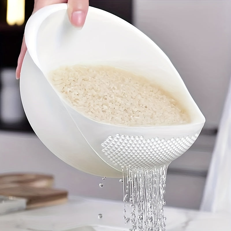 Rice Washing Bowl With Strainer