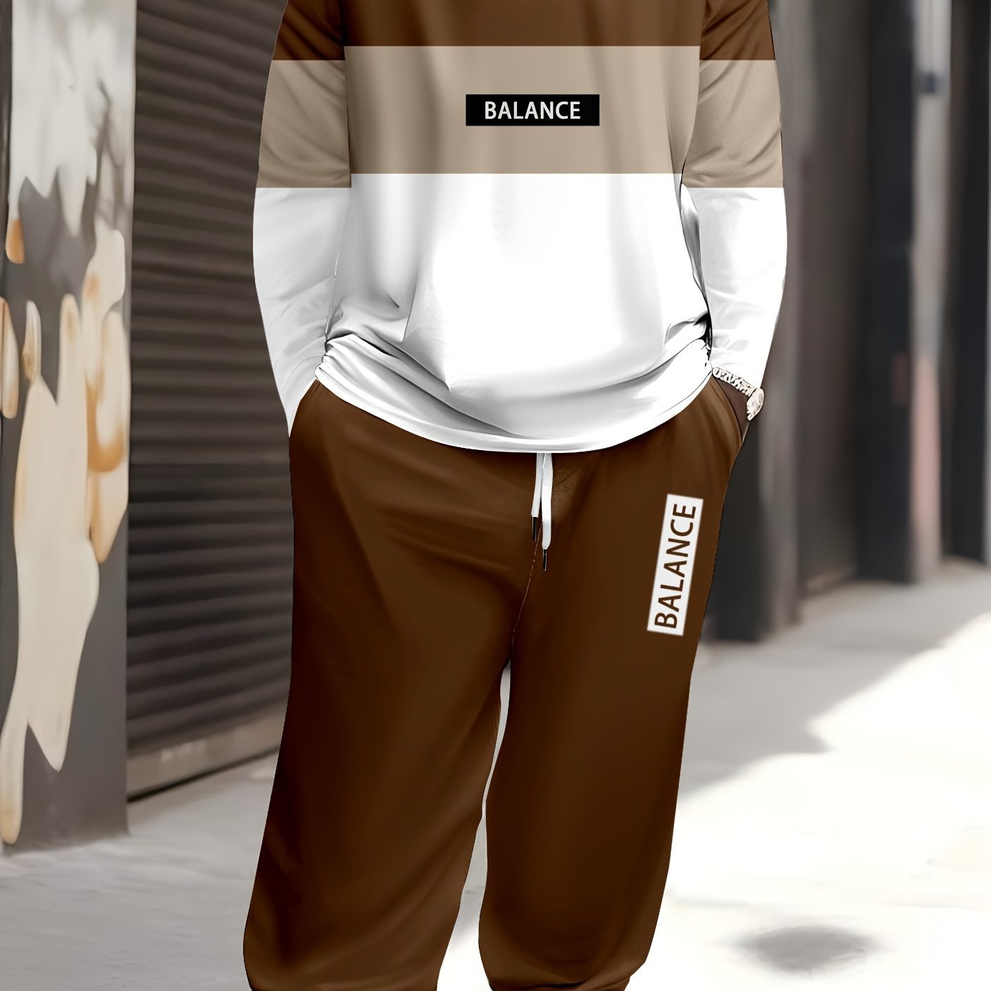 Big and Tall Block Balance Tracksuit