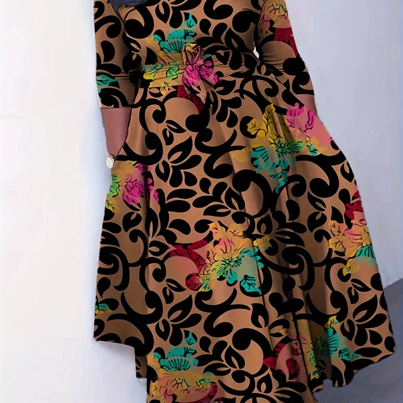 Plus Size Abstract Dress