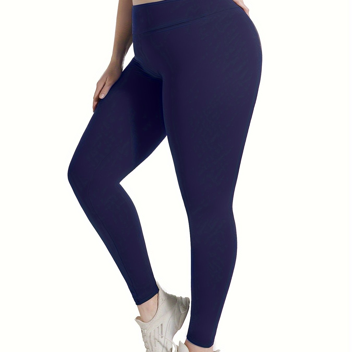 Plus Size High Waist Stretchy Leggings