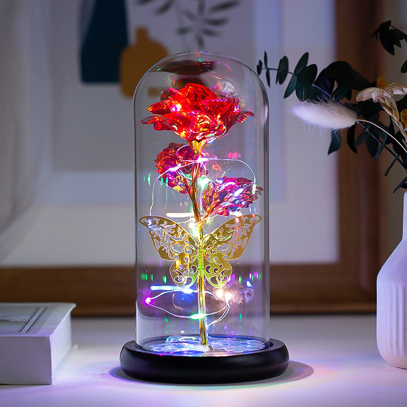 Valentine'S Day Eternal Rose LED Lights