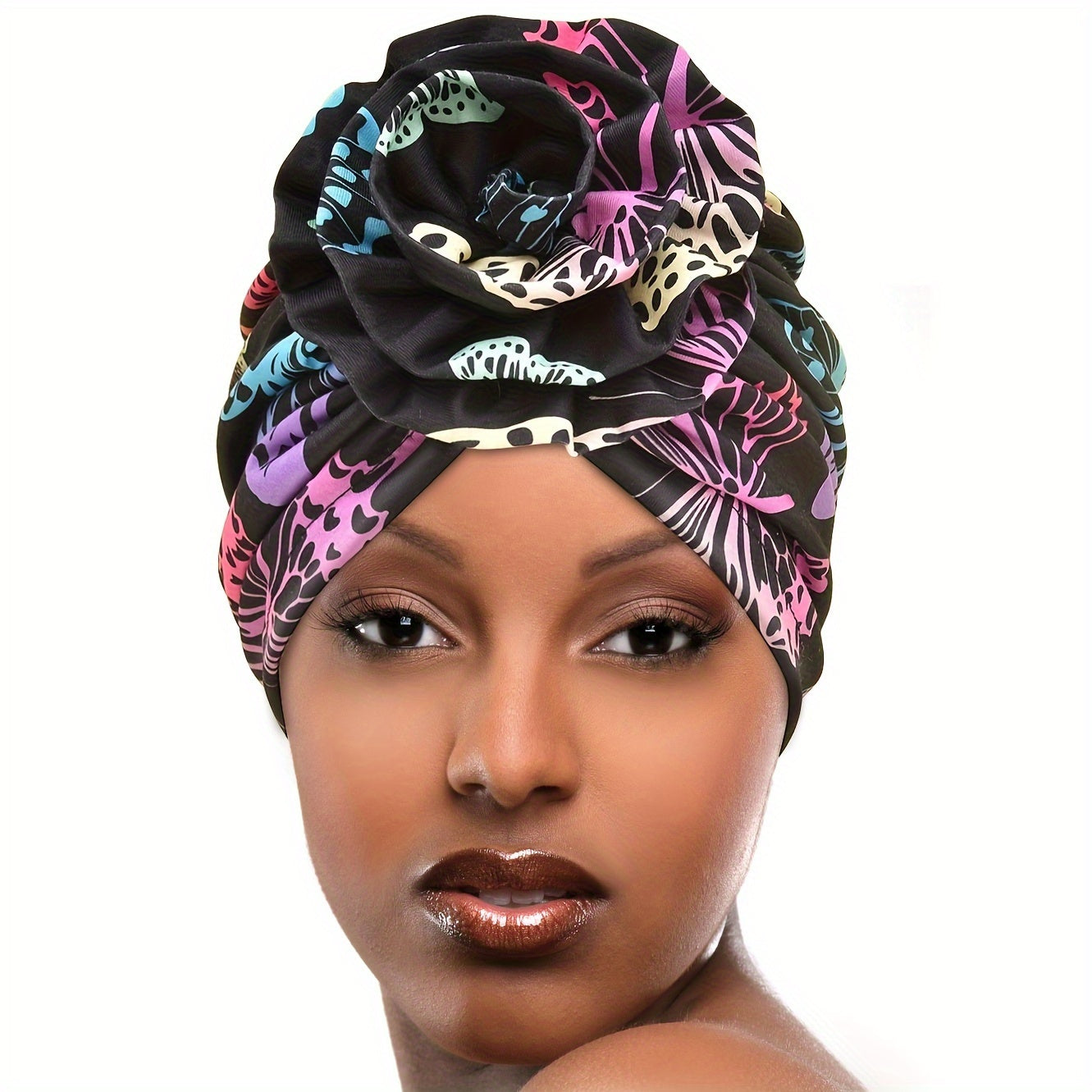 Shayla Elastic Turban Cap