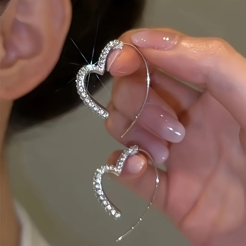 Exquisite Heart-Shaped Earrings