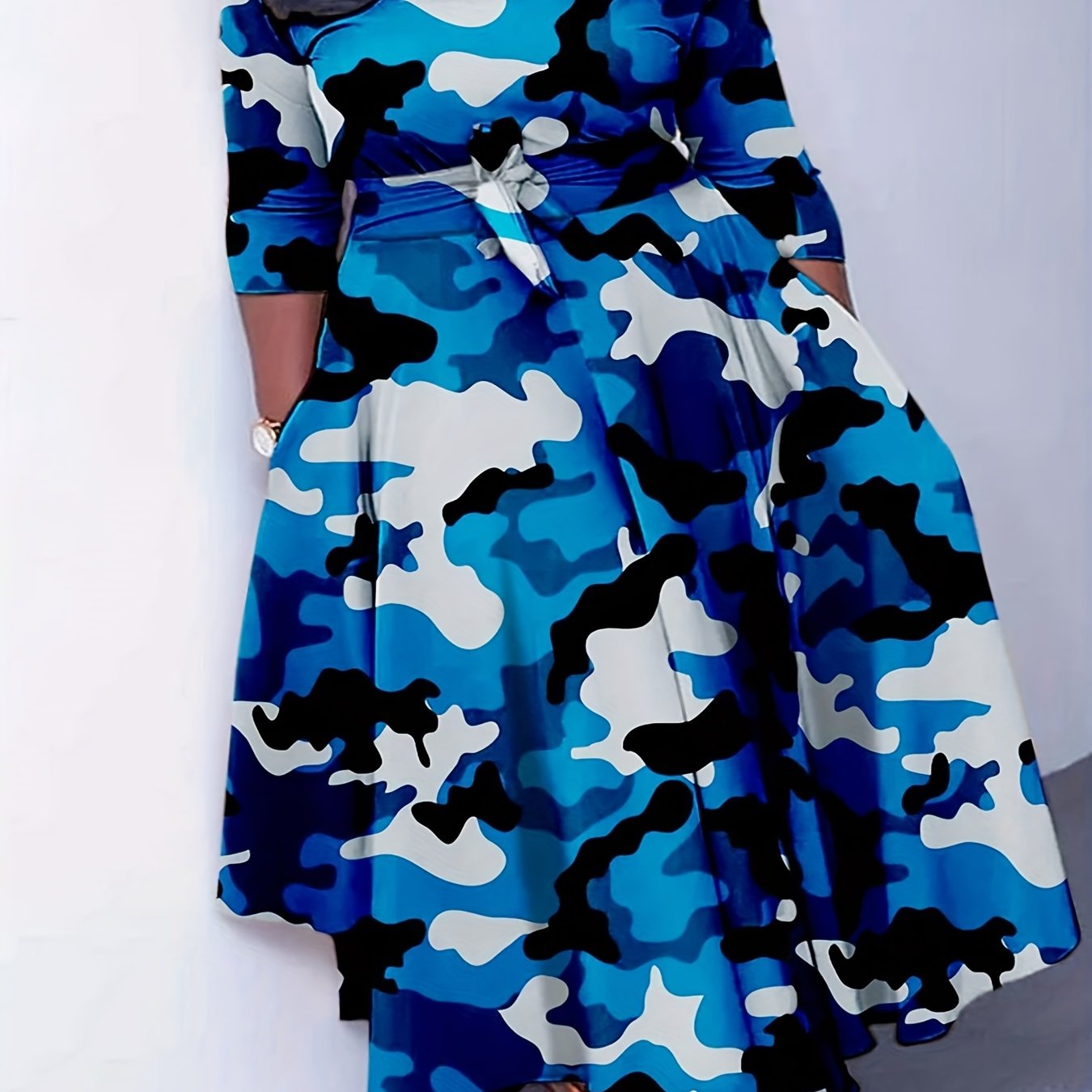 Plus Size Abstract Dress