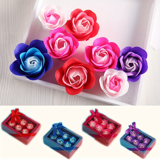 6pc Rose Soap Set