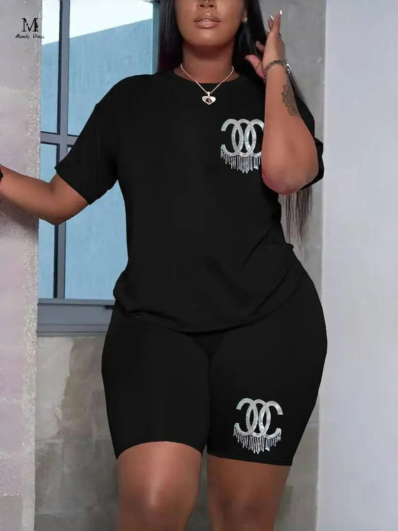 Foxy Plus Size 2 Piece Set