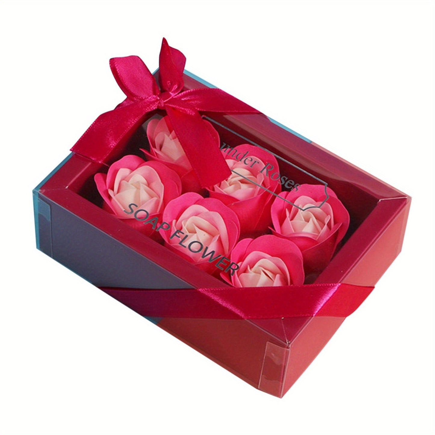 6pc Rose Soap Set