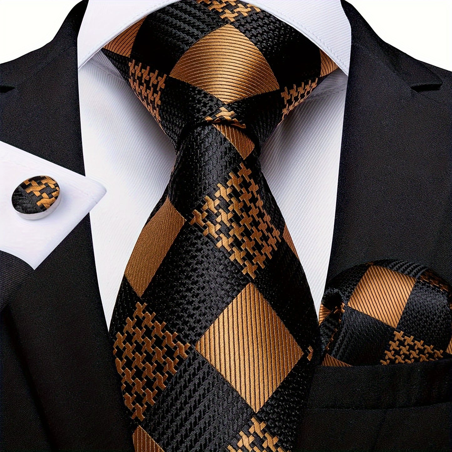 Men's Classic Striped Tie Set