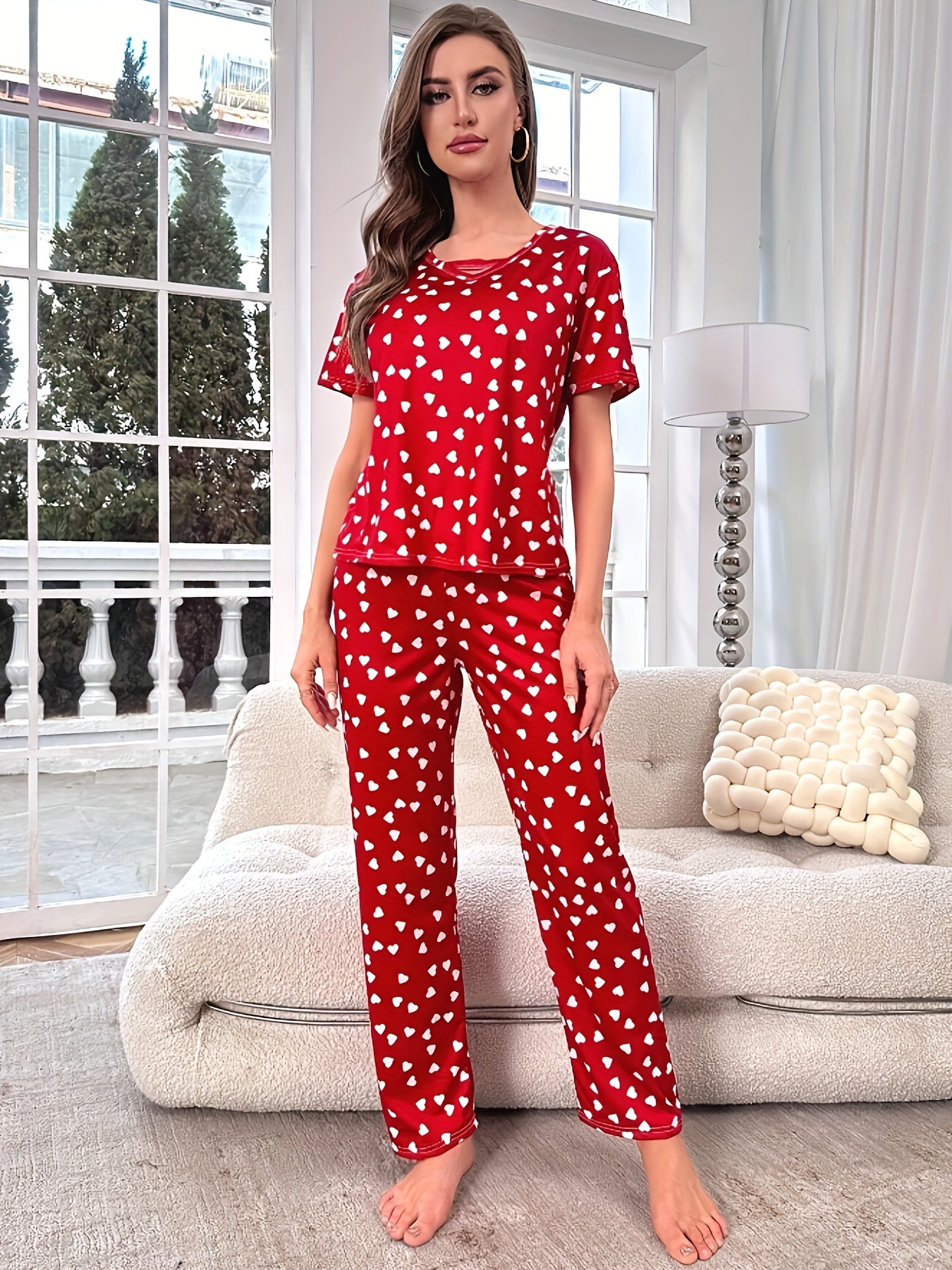 Heart of Love Pajama Set