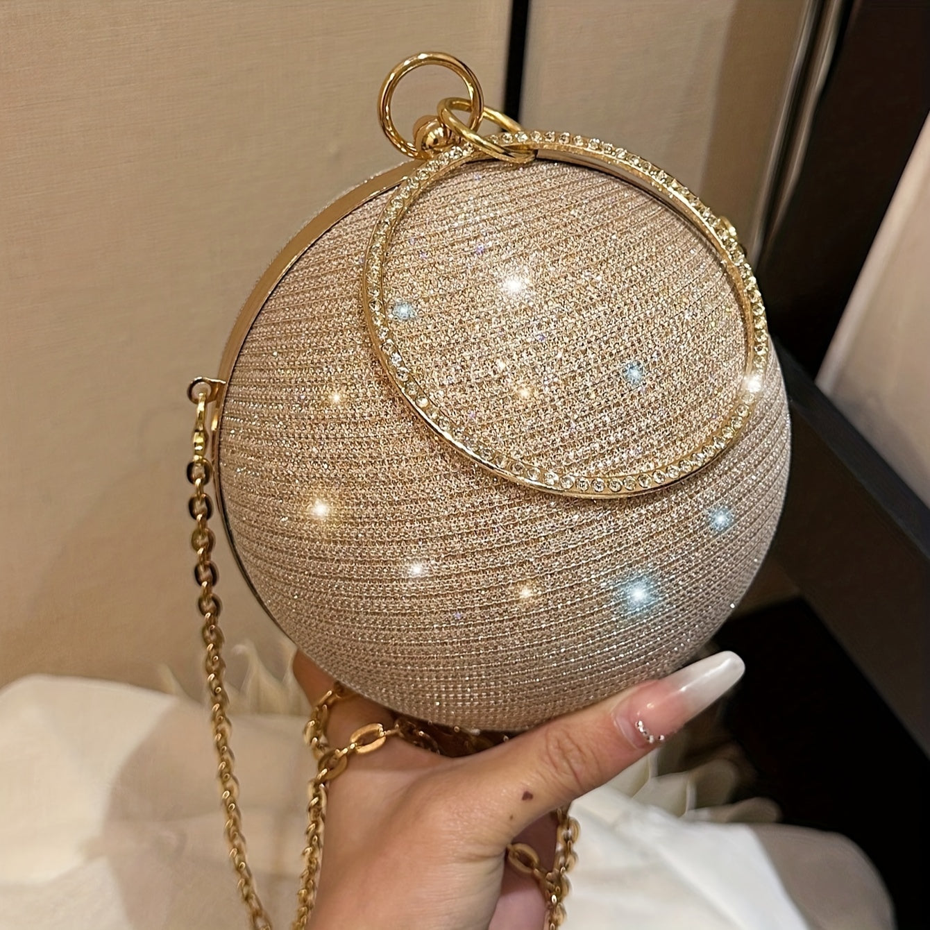 Jenna's Mini Glitter Clutch Purse