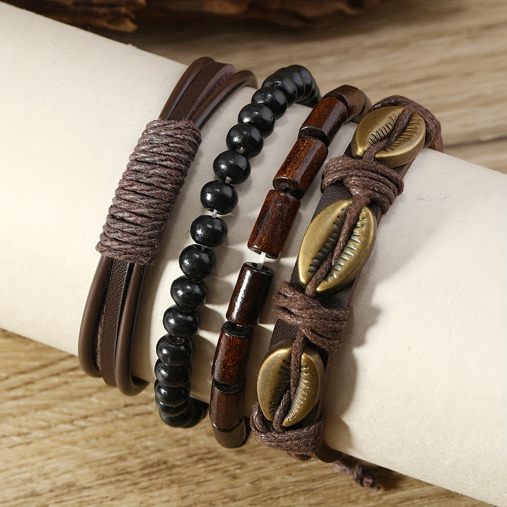 Tribal 4-Piece Bracelet Set