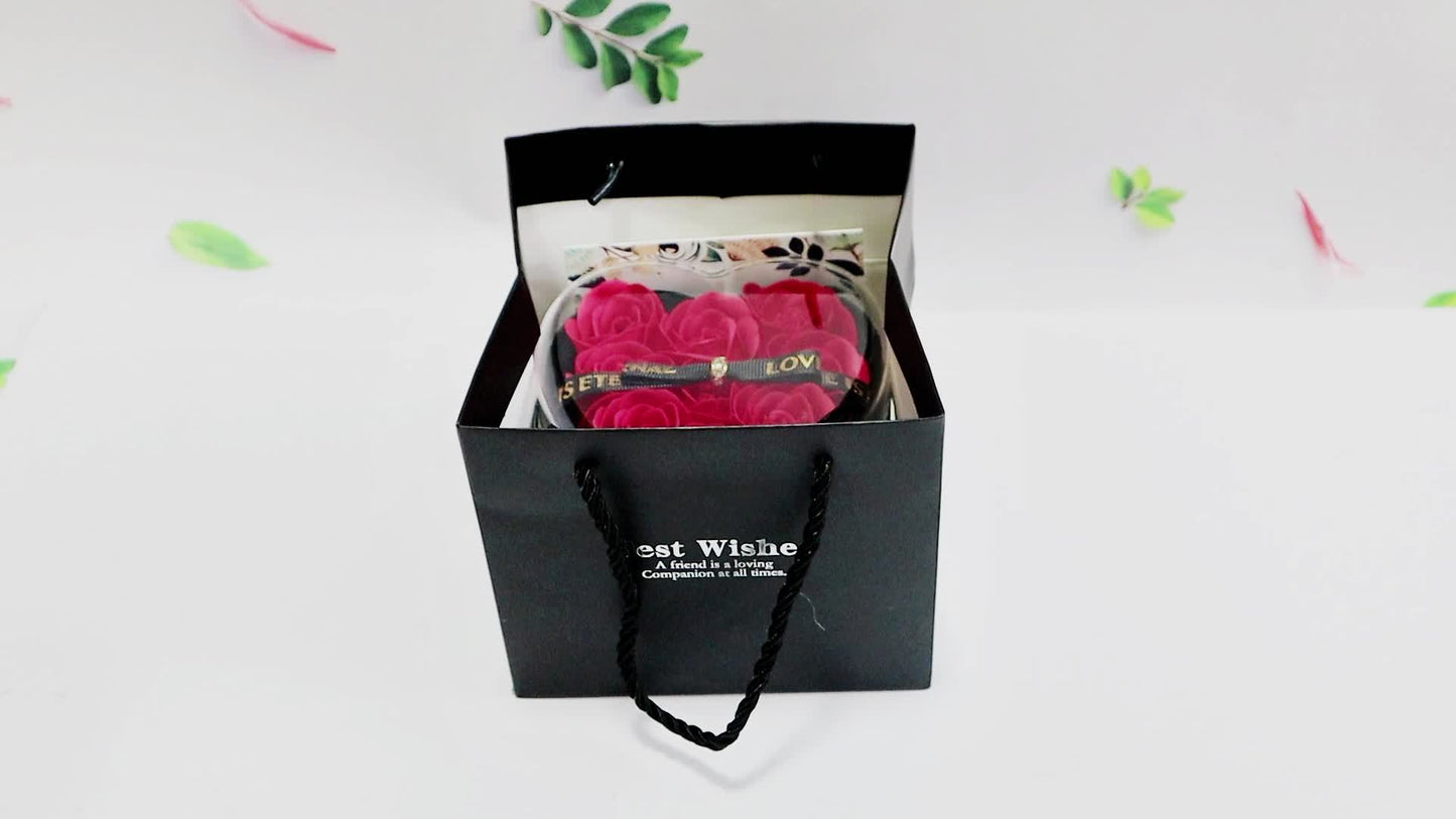 "My World" Flower Jewelry Box Gift