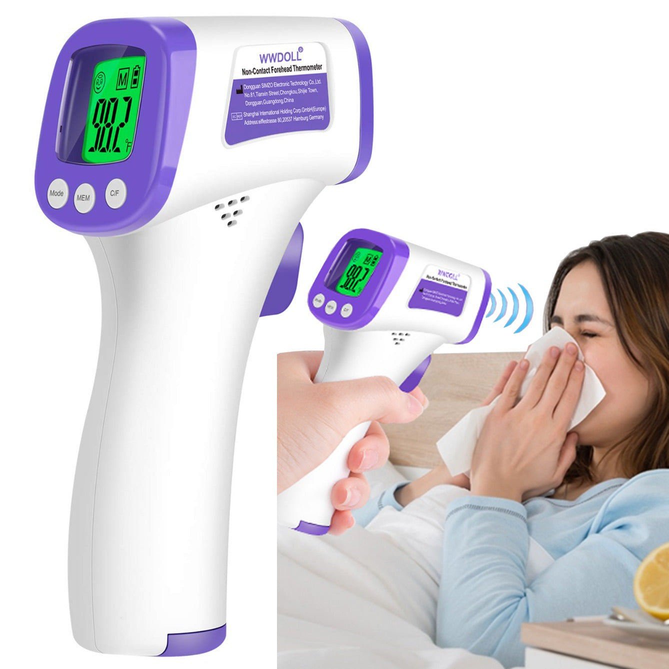 Accuflow Infrared Forehead Thermometer