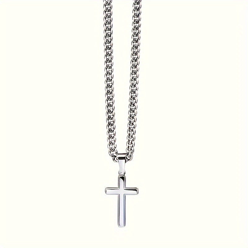 "My Son" Cuban Pendant Cross Necklace