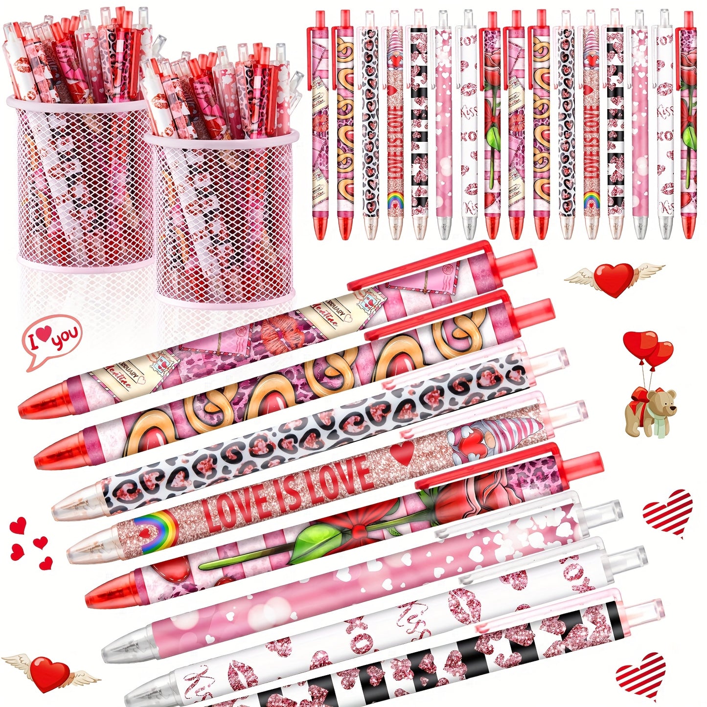 72pcs Love Pen Set